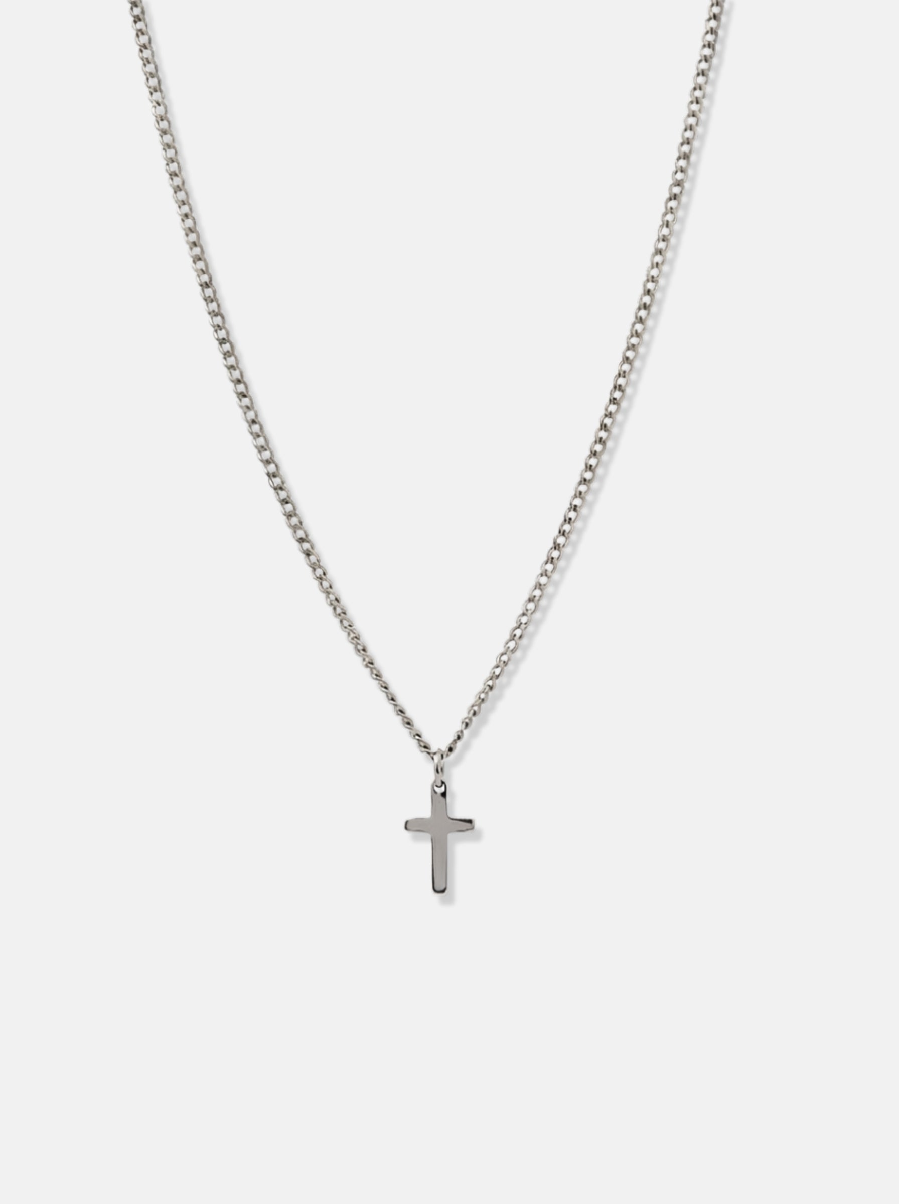 Cross Pendant Chain (Silver)