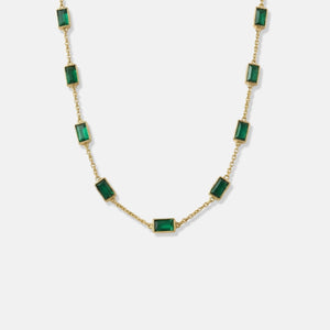 Green Gemstone Chain
