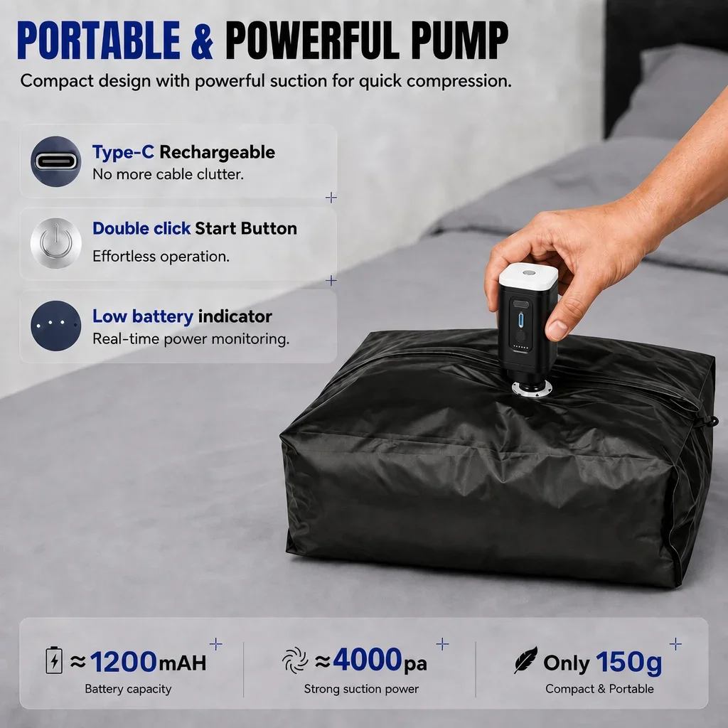 Vacuum Packing Bag (Pump Included)