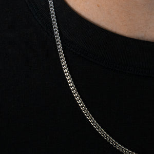Cuban Chain 3mm (Silver)