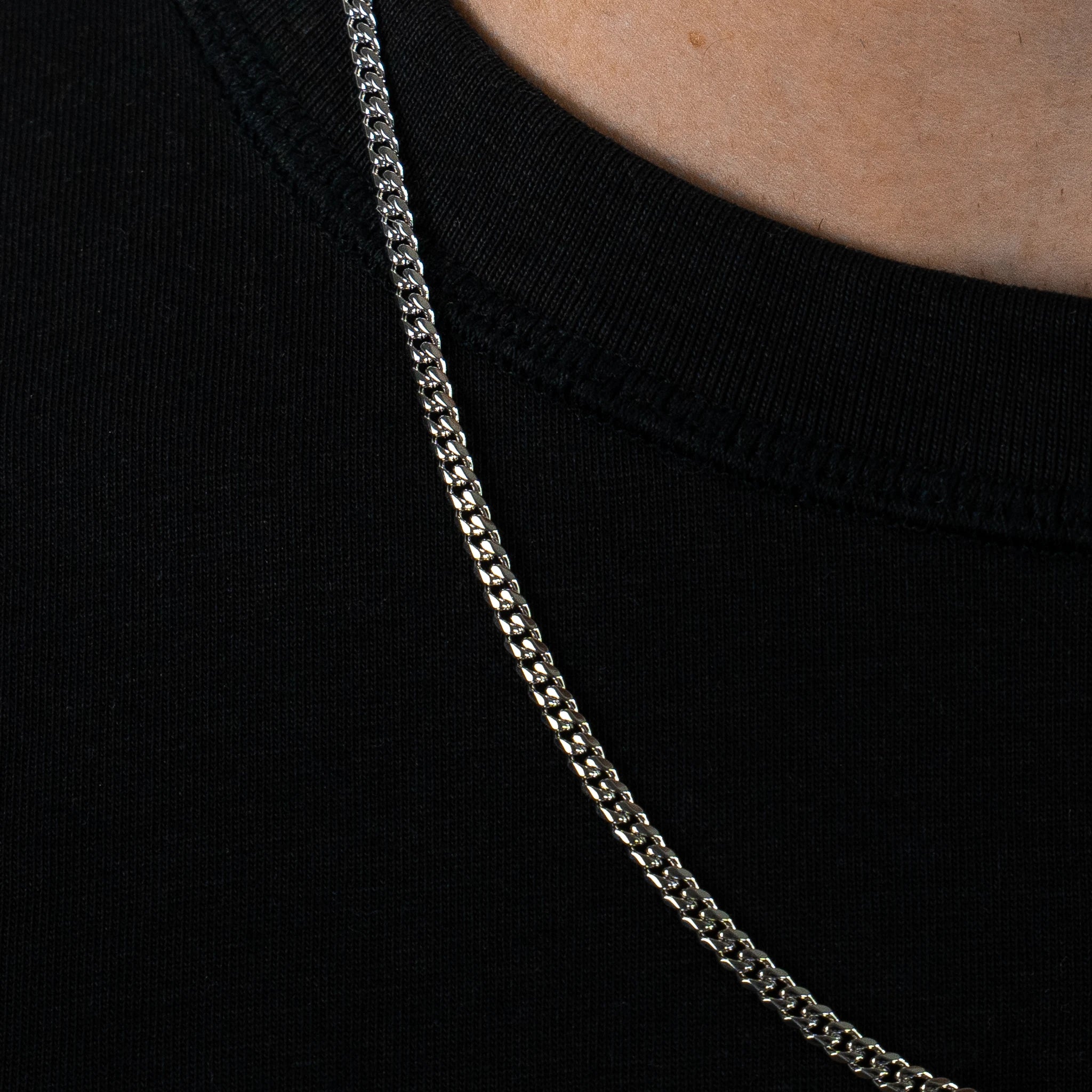 Cuban Chain 3mm (Silver)