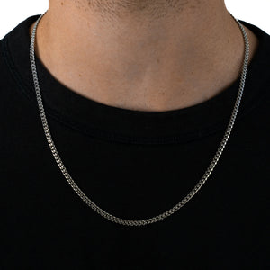 Cuban Chain 3mm (Silver)