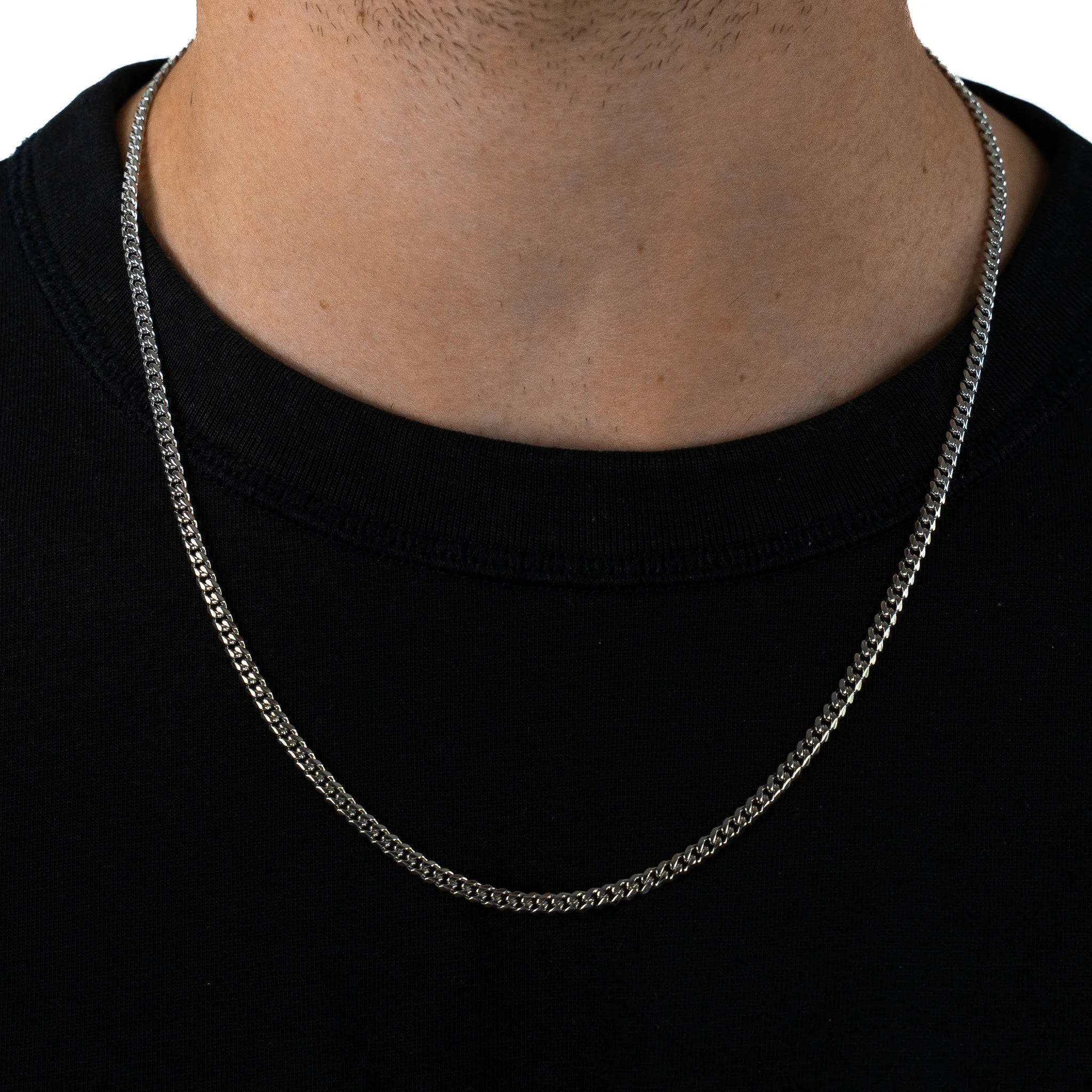 Cuban Chain 3mm (Silver)