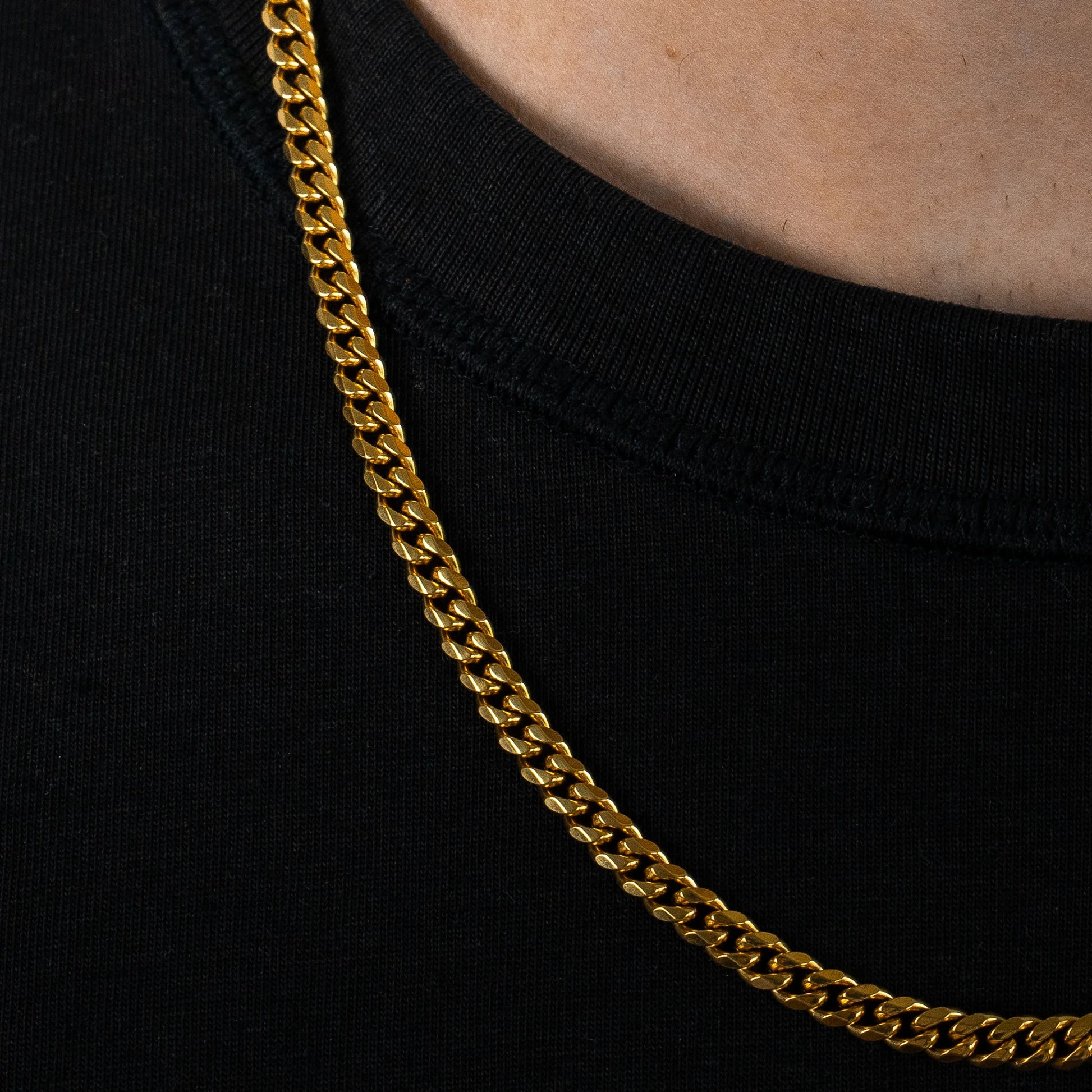 Cuban Chain 5mm (18k Gold)