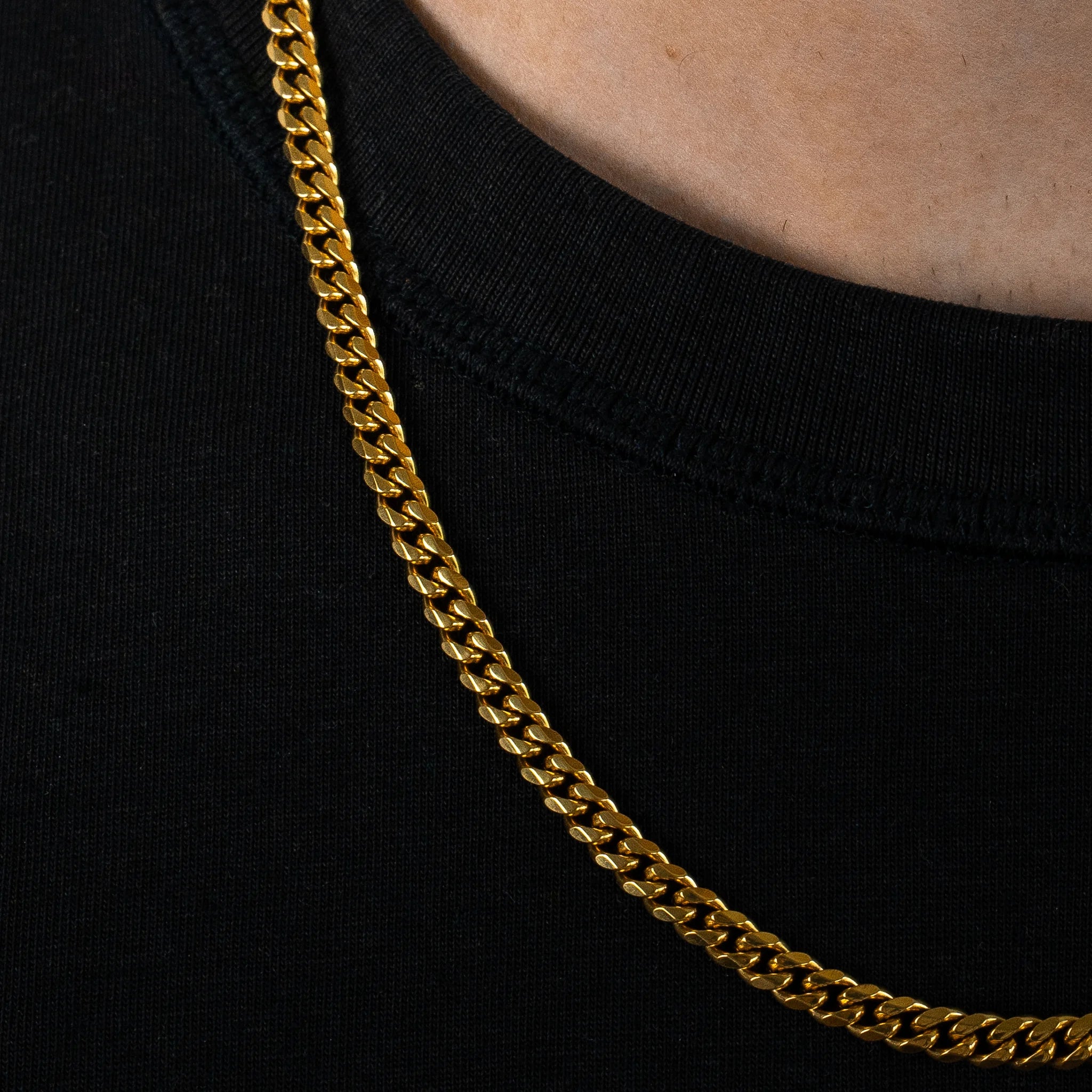 Cuban Chain 5mm (18k Gold)
