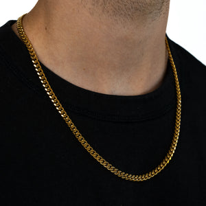 Cuban Chain 5mm (18k Gold)