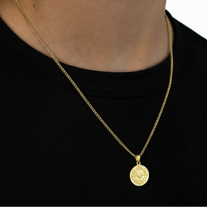 Compass Pendant Chain (18k Gold)