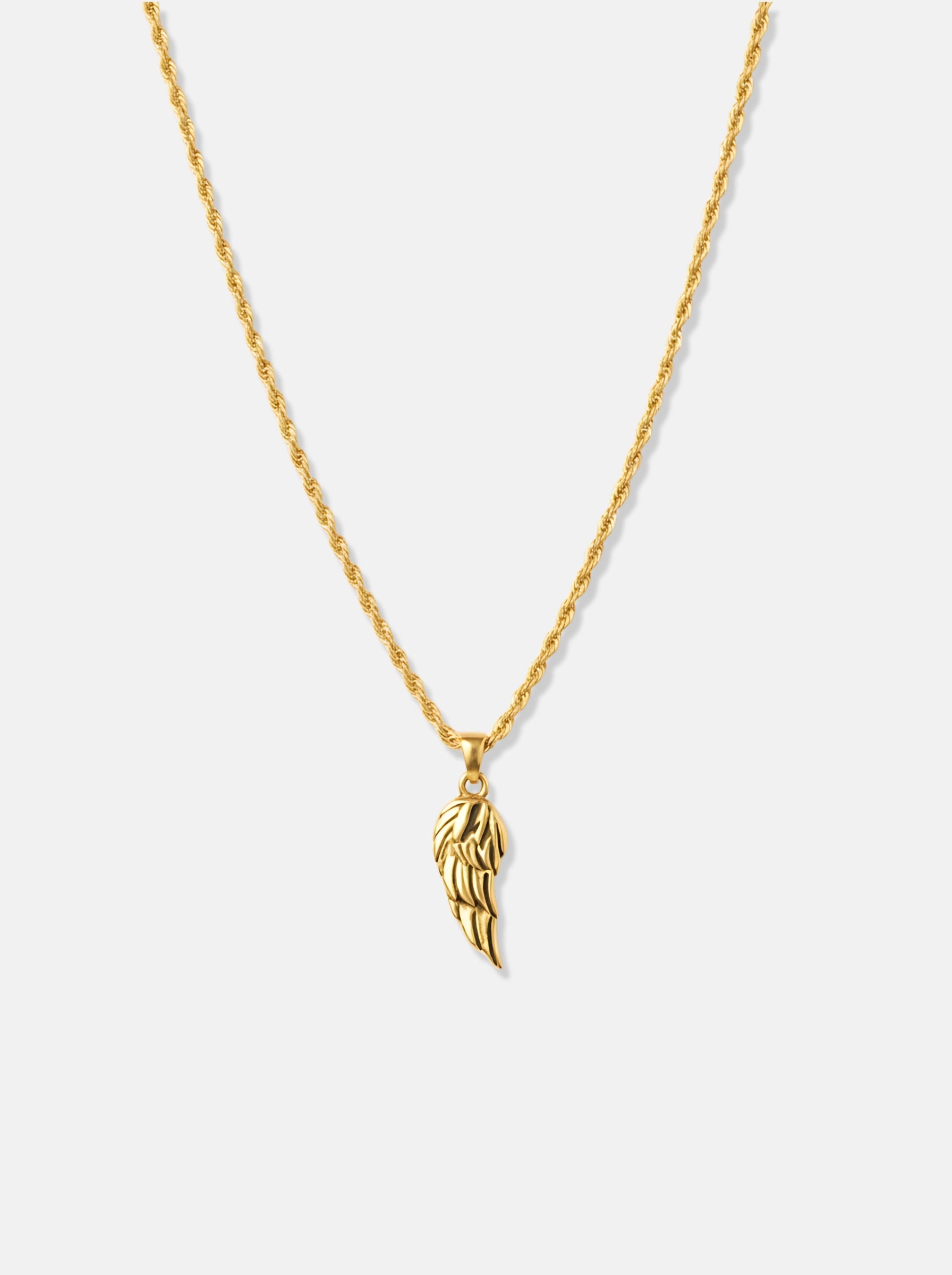 Wing Pendant Chain (18k Gold)