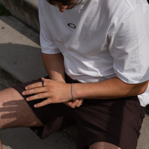 Minimalistic Cuban Bracelet 3mm Silver