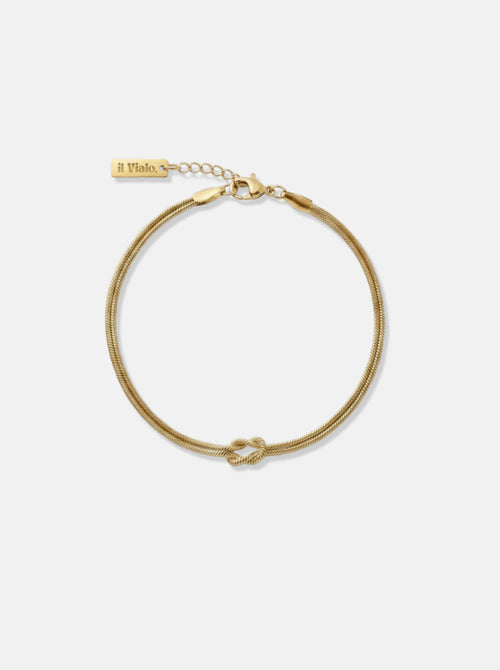 Minimalistic Infinity Bracelet Gold