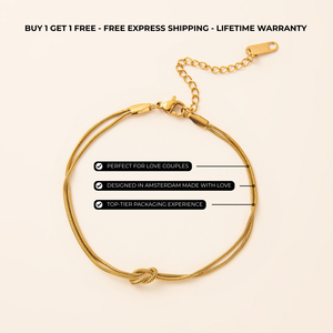 Minimalistic Infinity Bracelet Gold