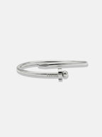 Minimalistic Nail Bracelet Silver