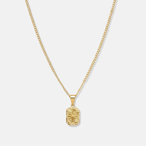 Minimalistic Northstar Pendant Chain Gold