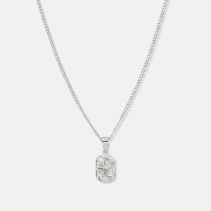 Minimalistic Northstar Pendant Chain Silver