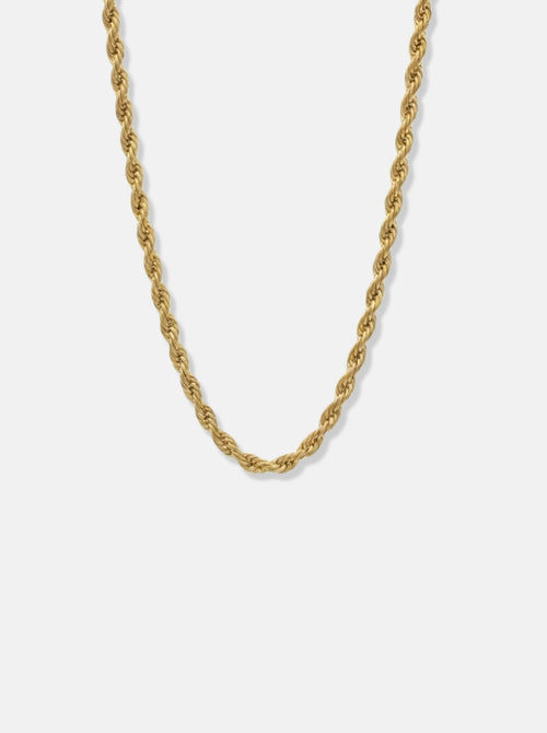 Minimalistic Rope Chain 3mm Gold