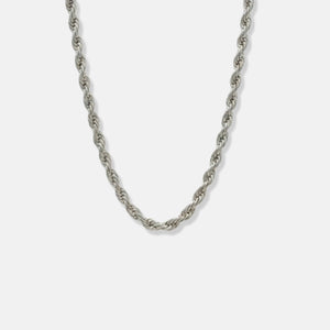 Minimalistic Rope Chain 3mm Silver