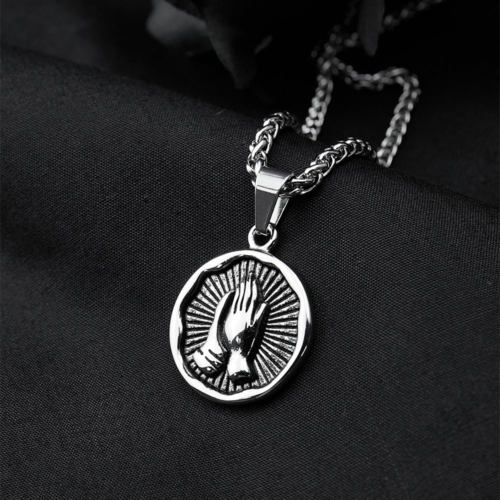 Prayers Pendant Chain (Silver)