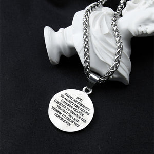 Prayers Pendant Chain (Silver)