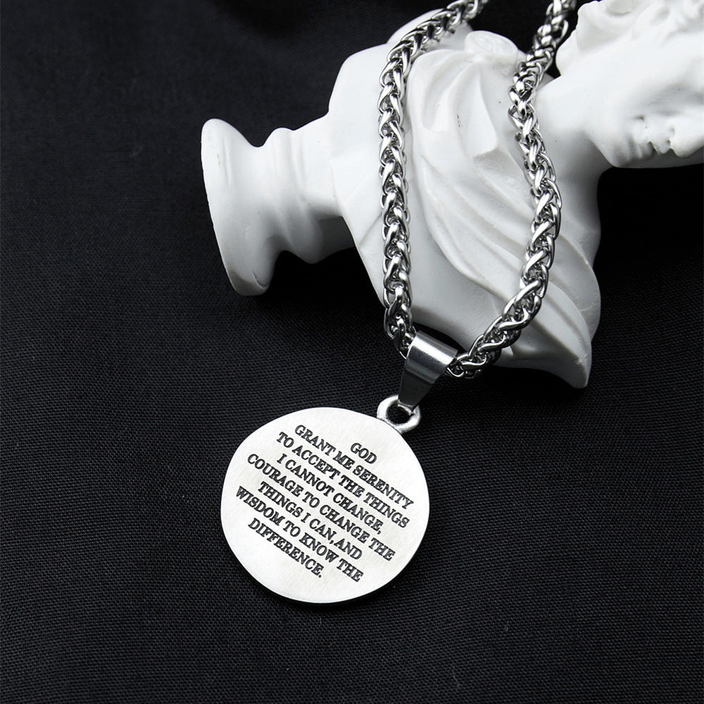 Prayers Pendant Chain (Silver)