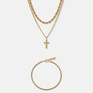 CROSS X ROPE 3 MM SET | GOUD