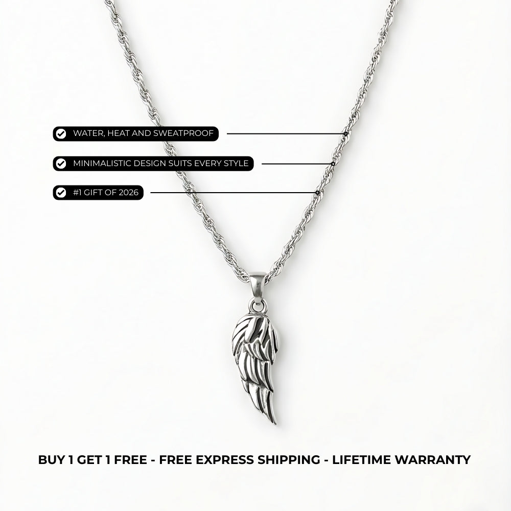 Wing Pendant Chain (Silver)