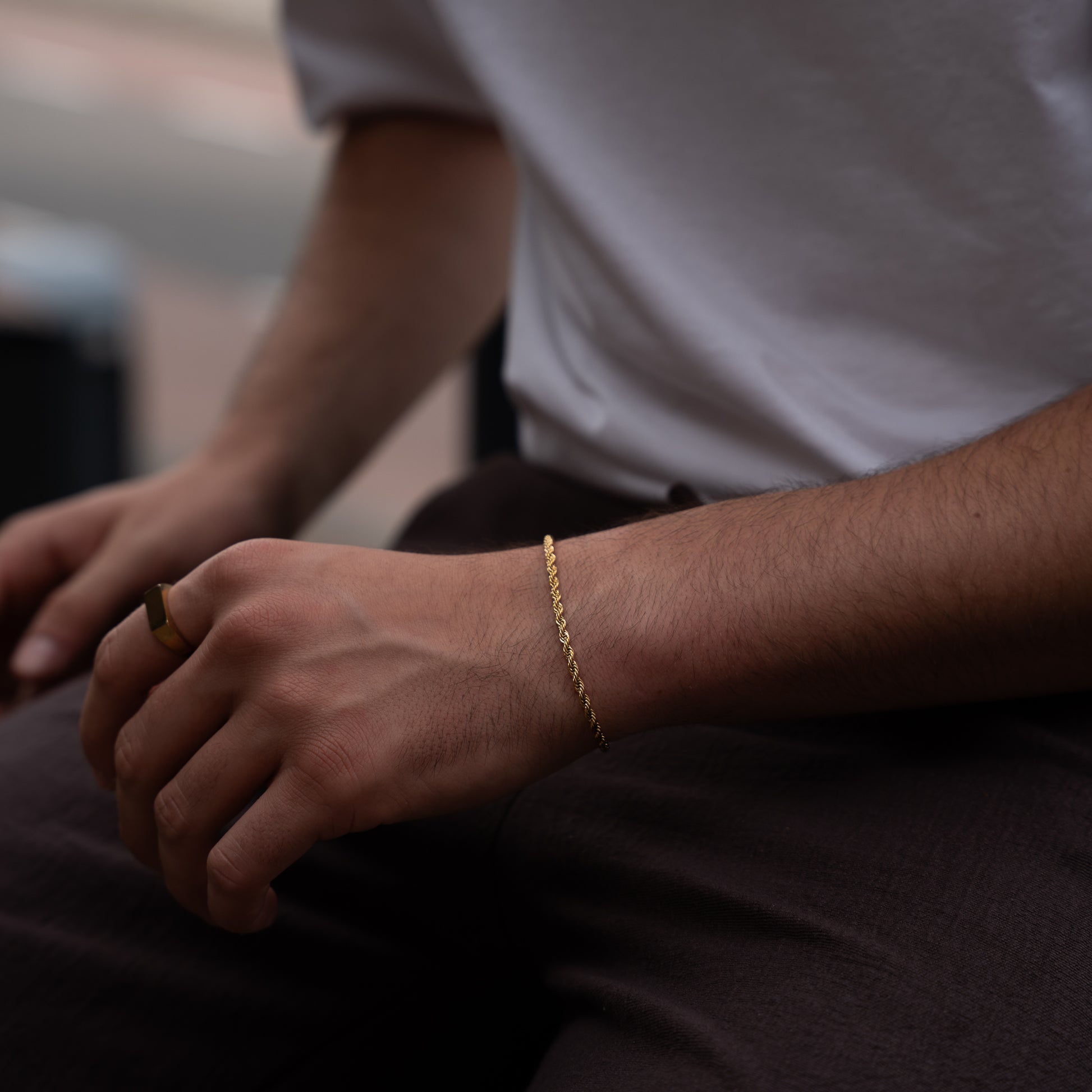 Rope Bracelet 3mm (18k Gold)
